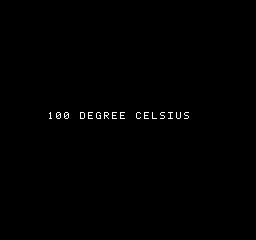 100 DEGREE CELSIUS