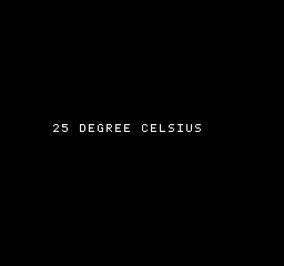 25 DEGREE CELSIUS